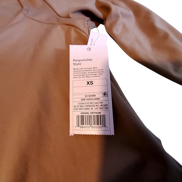 Wild Fable H&M Brown Long Sleeve Square Neck Dress Size XS Long sleeves - Picture 3 of 12